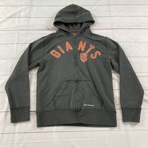 Banner 47 Gray San Francisco MLB Giants Full Zip Hoodie